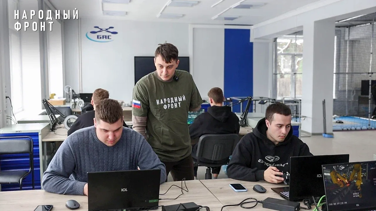 Работа в колледже. Фото © Пресс-служба «Народного фронта»