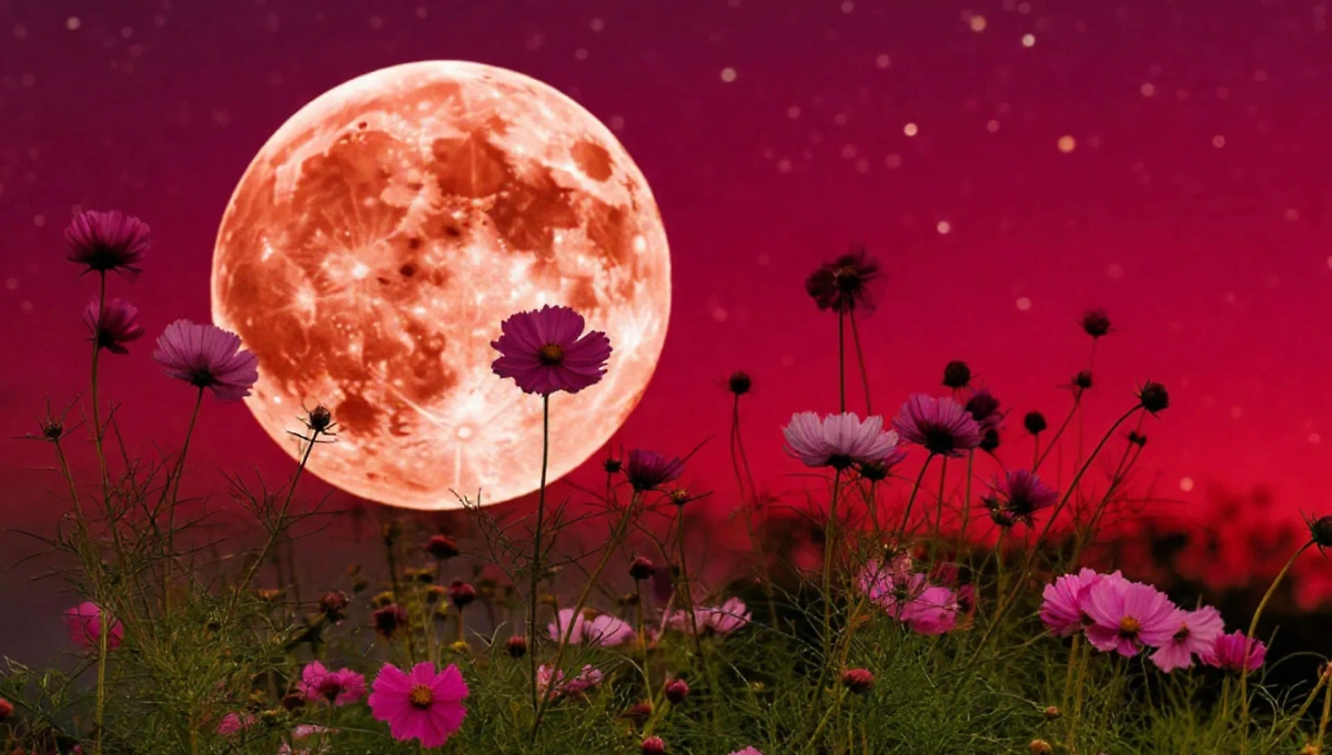 Клубничная Луна обычно наступает летом, в июне. Фото © «Шедеврум»