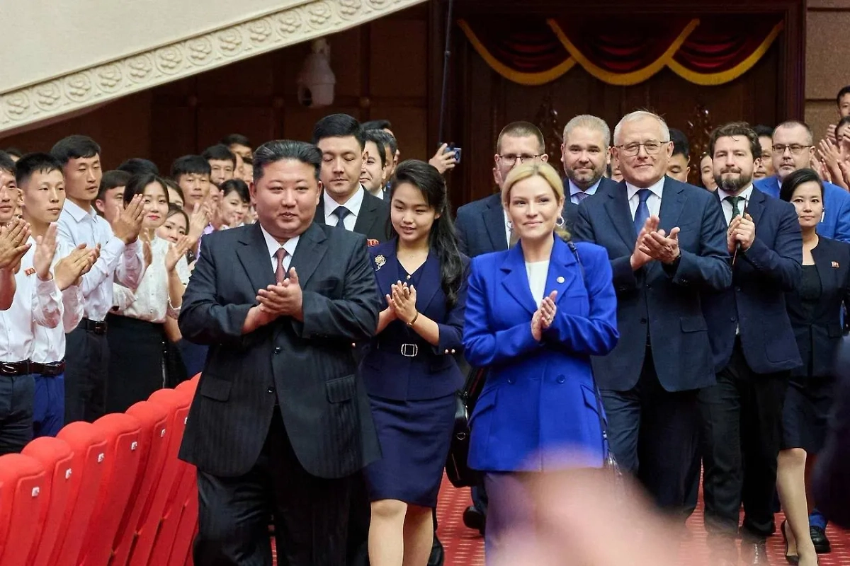 Концерт российских артистов в Пхеньяне. Фото © Telegram / Ольга Любимова