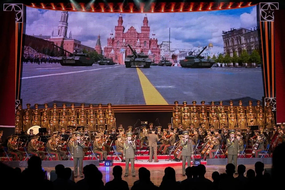 Концерт российских артистов в Пхеньяне. Обложка © Telegram / Ольга Любимова