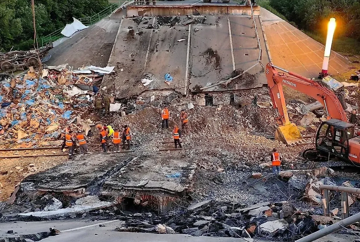 Место трагедии в Выгоничском районе Брянской области. Обложка © Telegram / AV БогомаZ