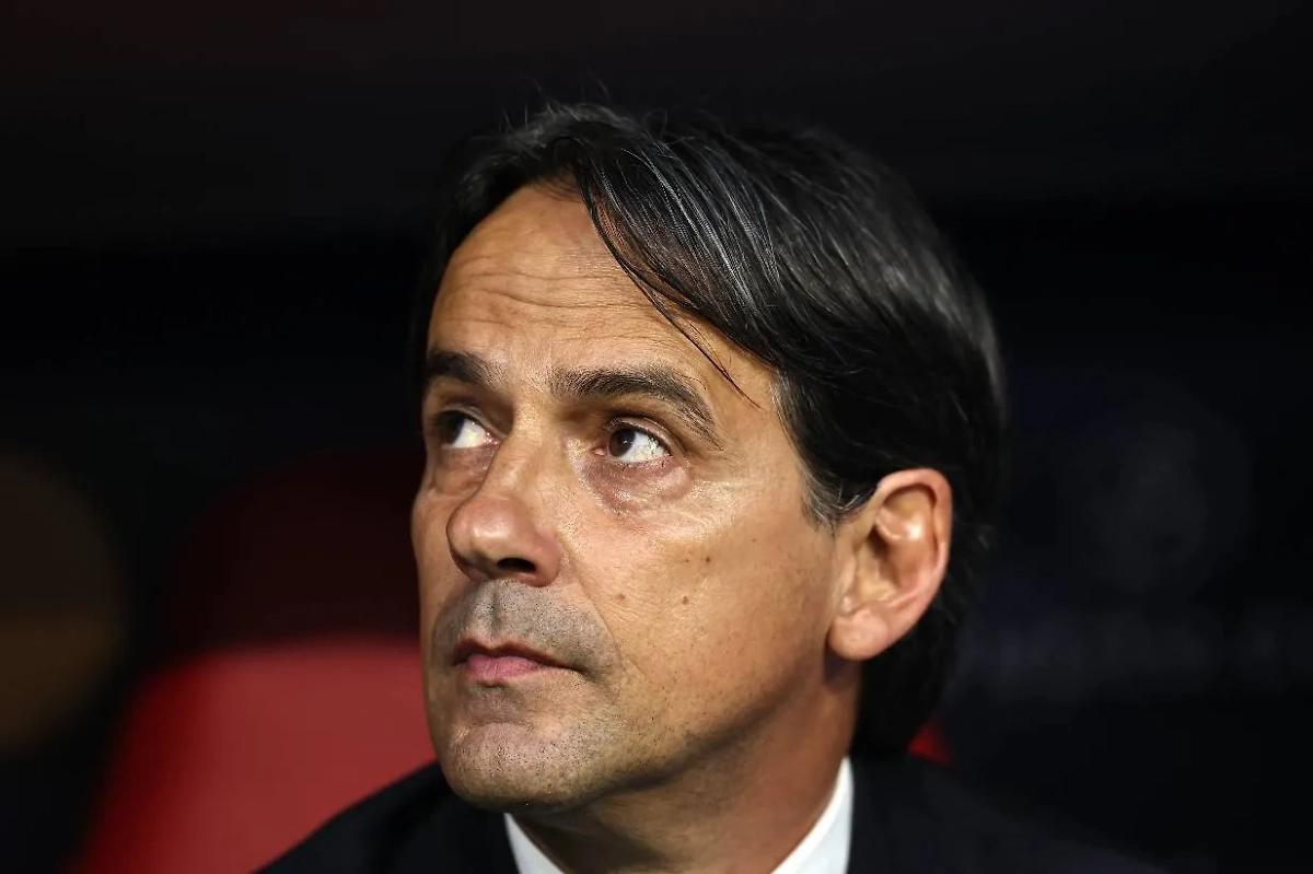 Симоне Индзаги. Обложка © ТАСС / EPA / FILIP SINGER