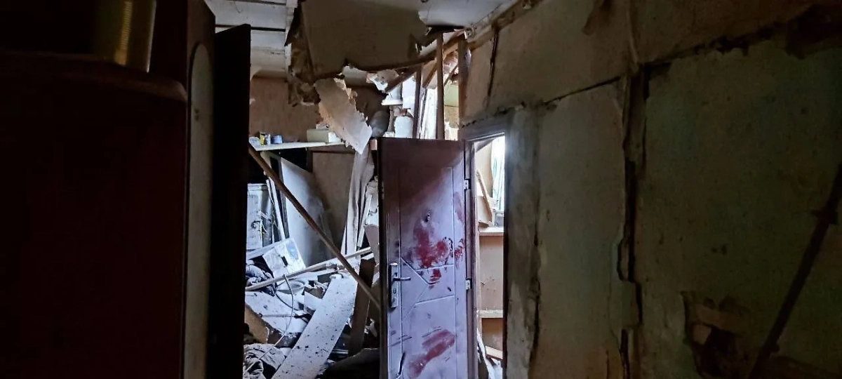 Последствия удара HIMARS по Рыльску. Фото © Telegram/Александр Хинштейн