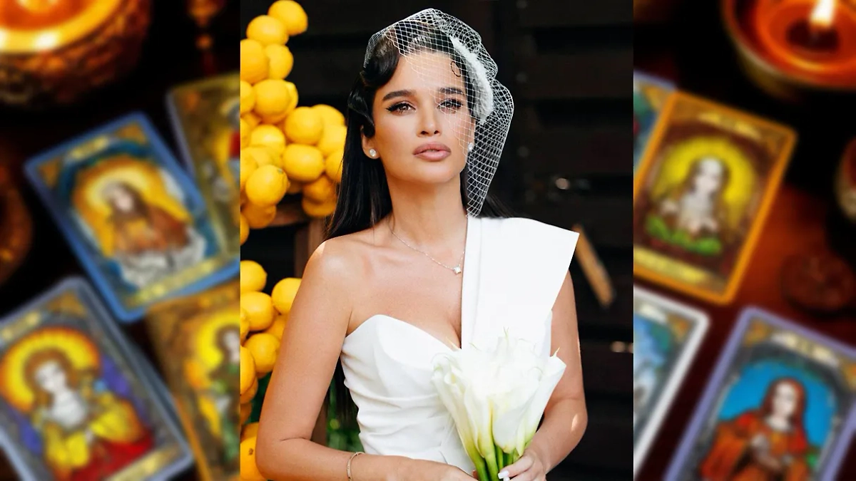 Таролог предсказал судьбу третьего брака Ксении Бородиной. Обложка © Telegram / Ксения Бородина, © «Шедеврум»