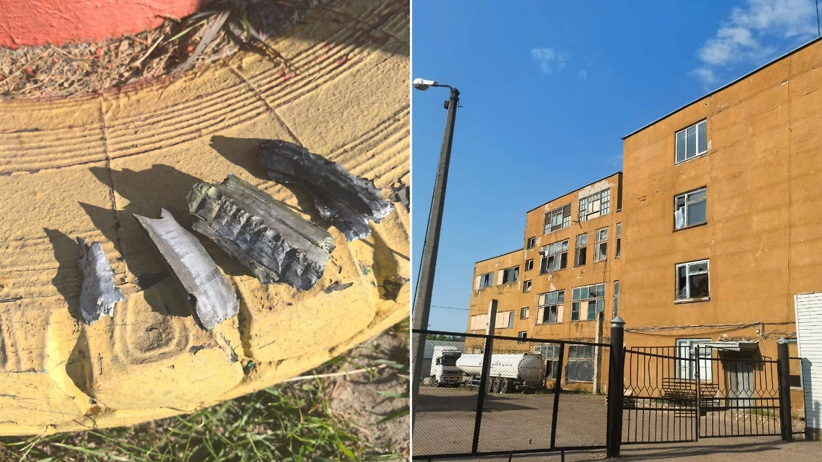 Последствия удара HIMARS по Рыльску. Фото © Telegram/Александр Хинштейн