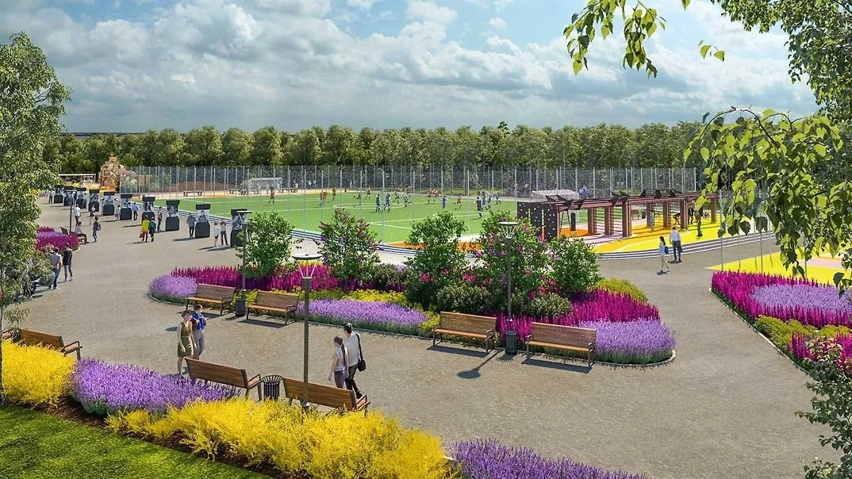 В Москве обновят спортивные площадки. Обложка © mos.ru