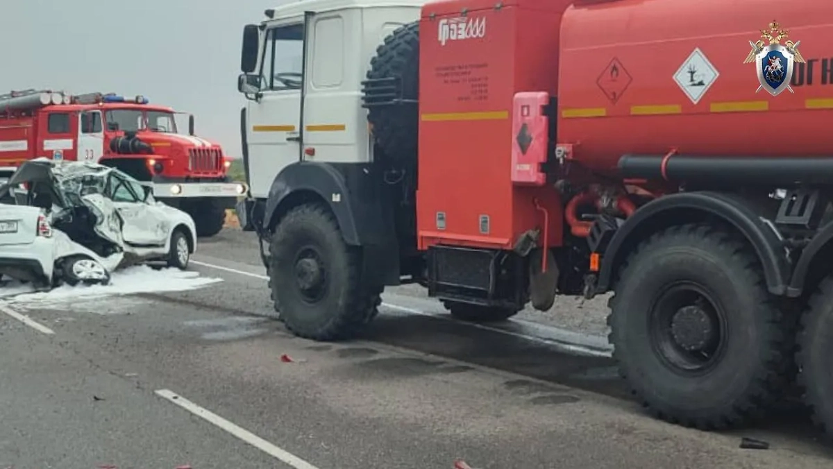 ДТП. Обложка © Telegram / СУ СК России по Астраханской области