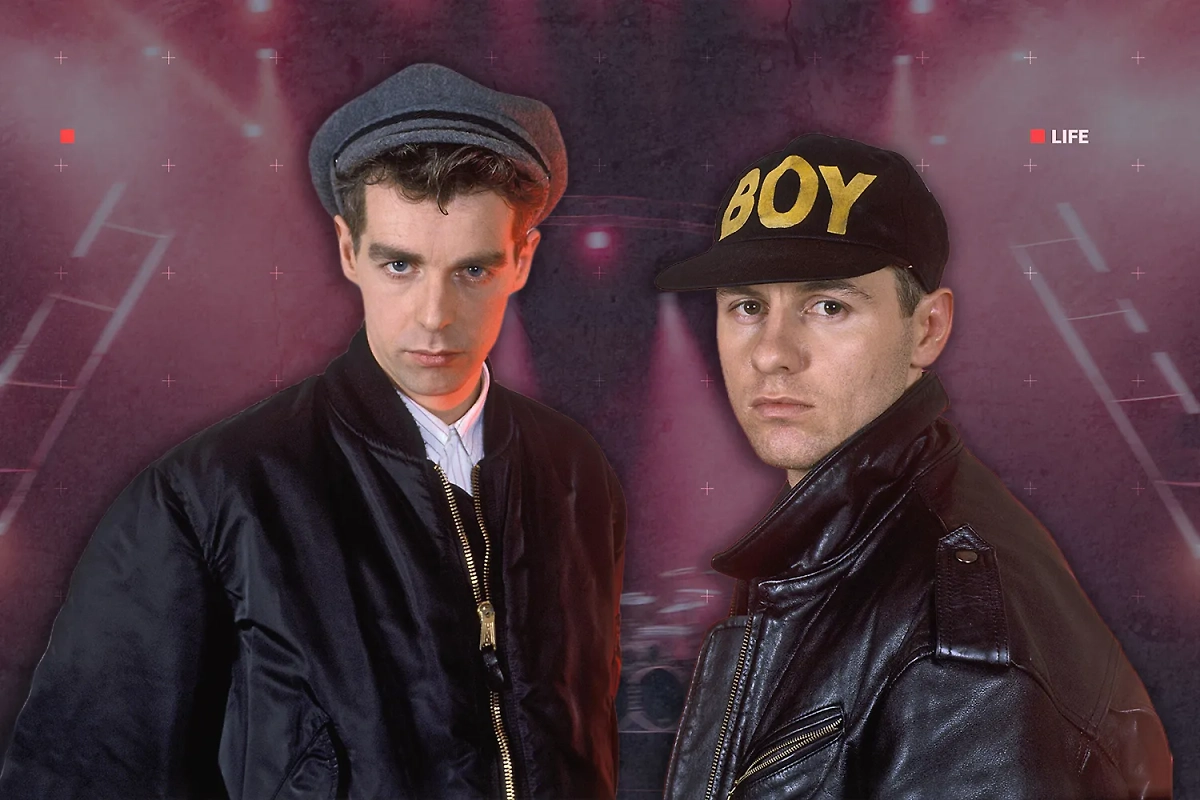 Солист Pet Shop Boys Нил Теннант и Крис Лоу. Обложка © Коллаж © Life.ru, фото © Gettyimages / BSR Entertainment, © Freepik