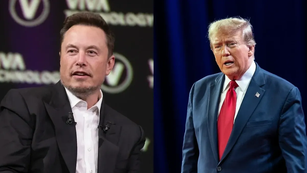 Илон Маск и Дональд Трамп. Обложка © Shutterstock / FOTODOM / Frederic Legrand - COMEO / lev radi