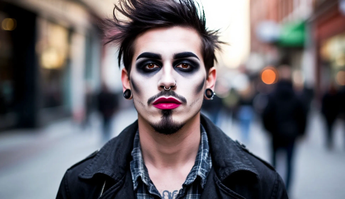 «Нефор» — это звучит почётно. Когда мы слышим alt-girl, всё, что приходит на ум, — это клипы Аврил Лавин. Но «неформалочка» — это уже про традиции, преемственность поколений. Фото © «Шедеврум»