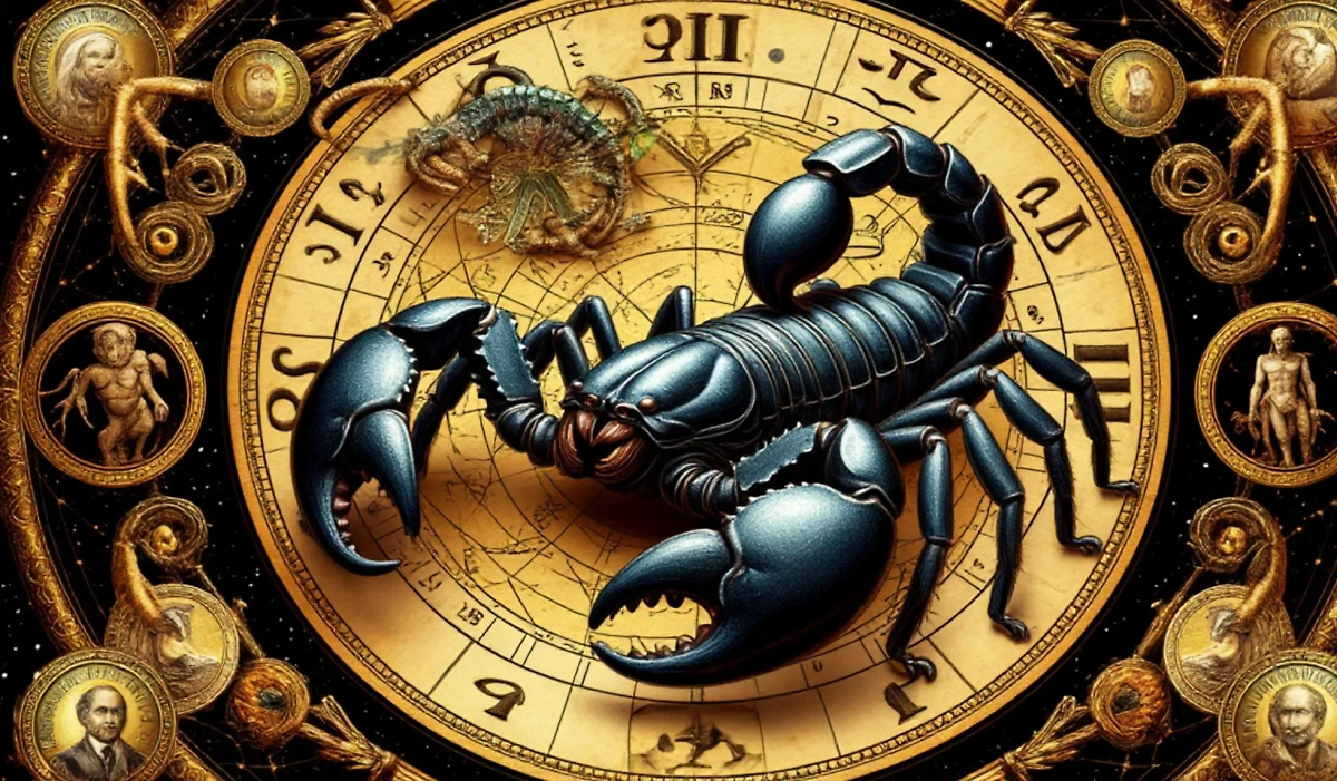 Знак зодиака Скорпион: звёзды предсказывают богатство этим знакам зодиака в июне 2025. Фото © «Шедеврум»