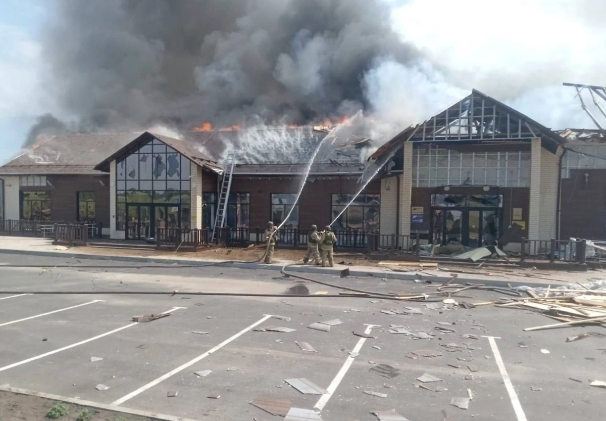 Последствия атаки ВСУ. Обложка © Telegram / Александр Хинштейн