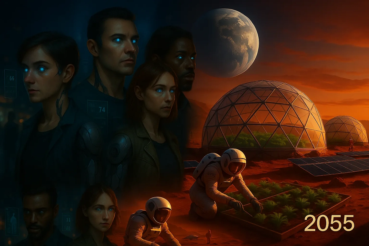 Прогнозы искусственного интеллекта о будущем мира в картинках. Обложка © ChatGPT / Life.ru