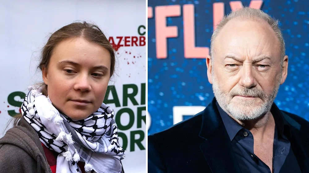 Грета Тунберг, Лиам Каннингем. Фото © ТАСС / Александр Патрин, INSTARimages / ABACA