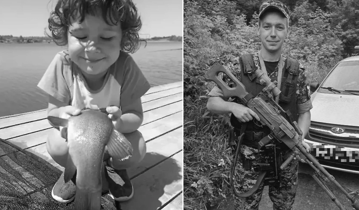 Погибшие: мальчик Толя и Вячеслав Гаврилов. Обложка © Telegram / Александр Хинштейн