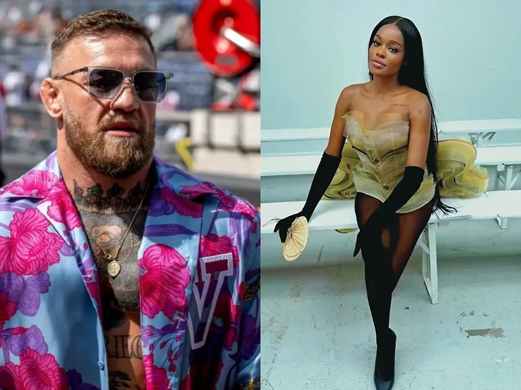 Конор Макгрегор и Азилиа Бэнкс. Обложка © Shutterstock / FOTODOM / Michael Potts F1, / Instagram (соцсеть запрещена в РФ; принадлежит корпорации Meta, которая признана в РФ экстремистской) / azealiabanksforever