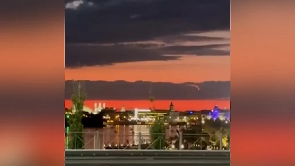 Закат над Казанью. Обложка © VK / КазаньДА | Новости Казани