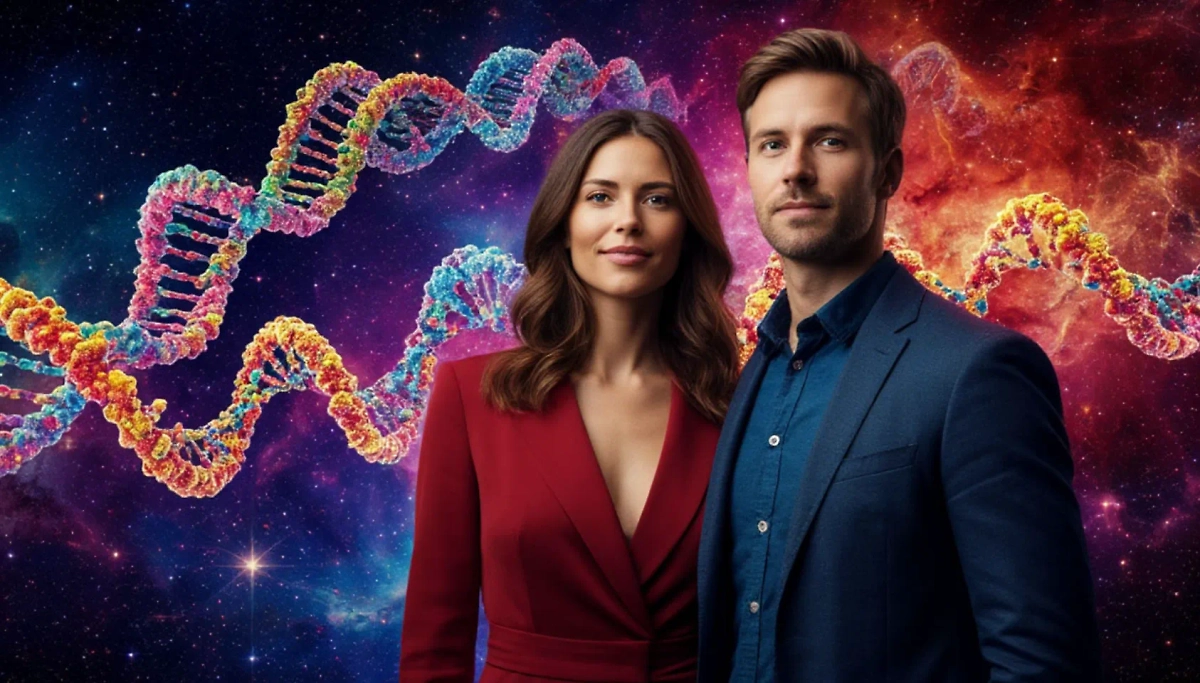 ДНК и РНК — это кислоты, которые программируют человеческое тело на его базовый функционал и не только. Обложка © «Шедеврум»