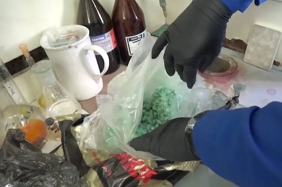 Нарколаборатория «Химпрома». Фото © Кадр из оперативного видео МВД России