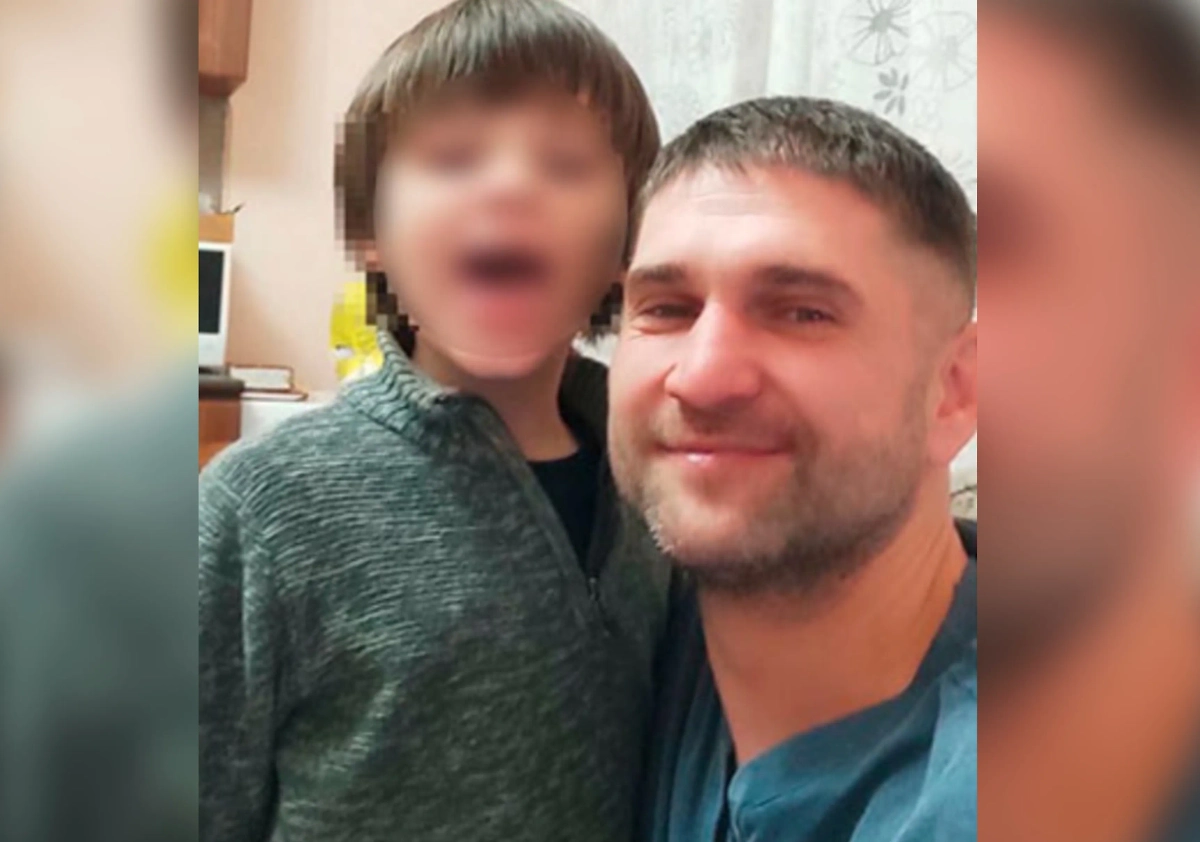 Военный ВС РФ Андрей и его сын. Фото © tsargrad.tv