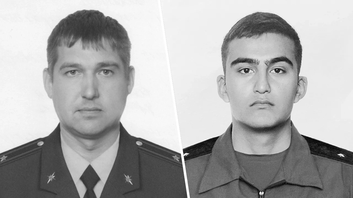 Сергей Иванов (слева), Ришат Медиев (справа). Обложка © Telegram / МЧС России