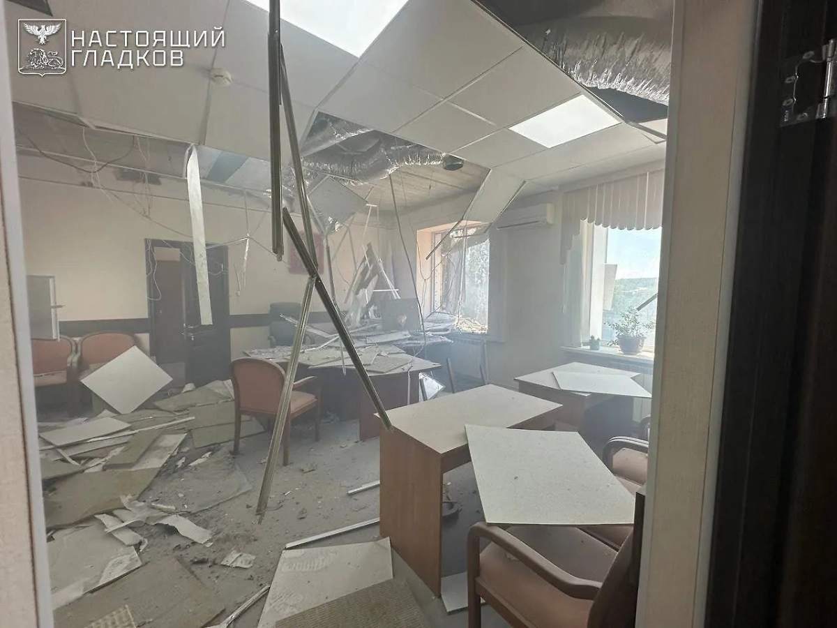 Последствия атаки ВСУ. Фото © Telegram/Настоящий Гладков