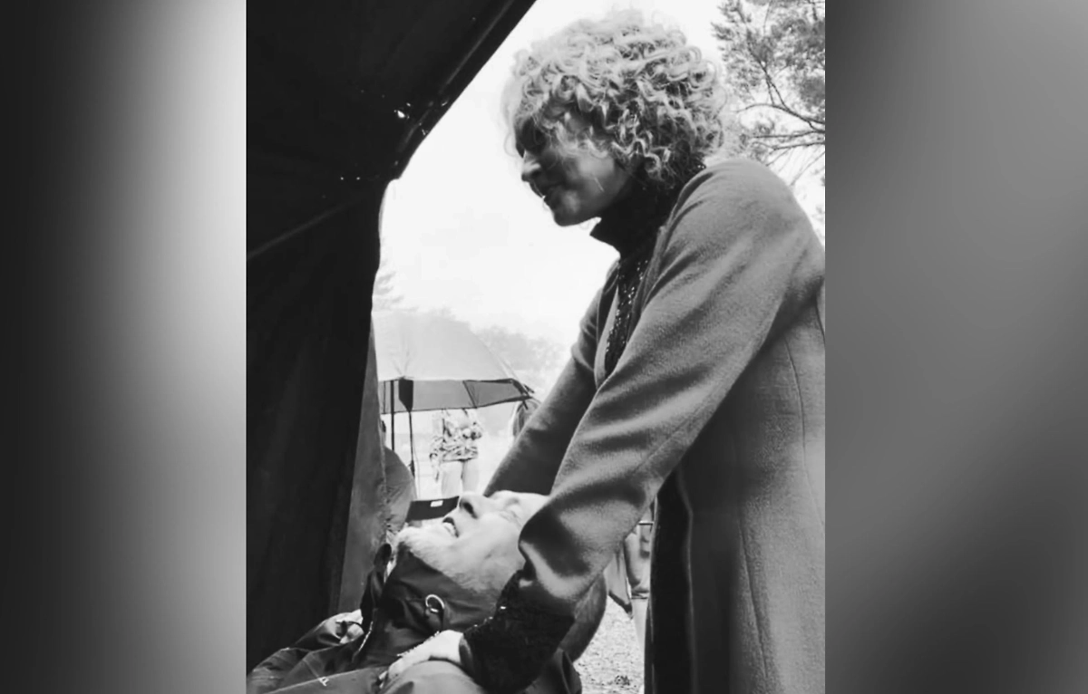 Пересильд и Мороз. Фото ©  Instagram (признан экстремистской организацией и запрещён на территории Российской Федерации)/ juliaperesild