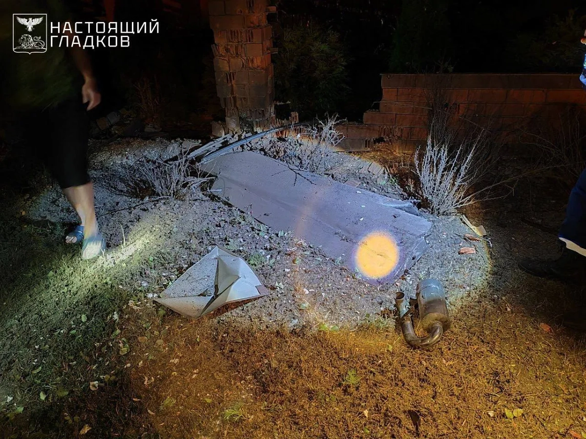 Последствия атаки дронов ВСУ на Белгород. Фото © Telegram / Настоящий Гладков