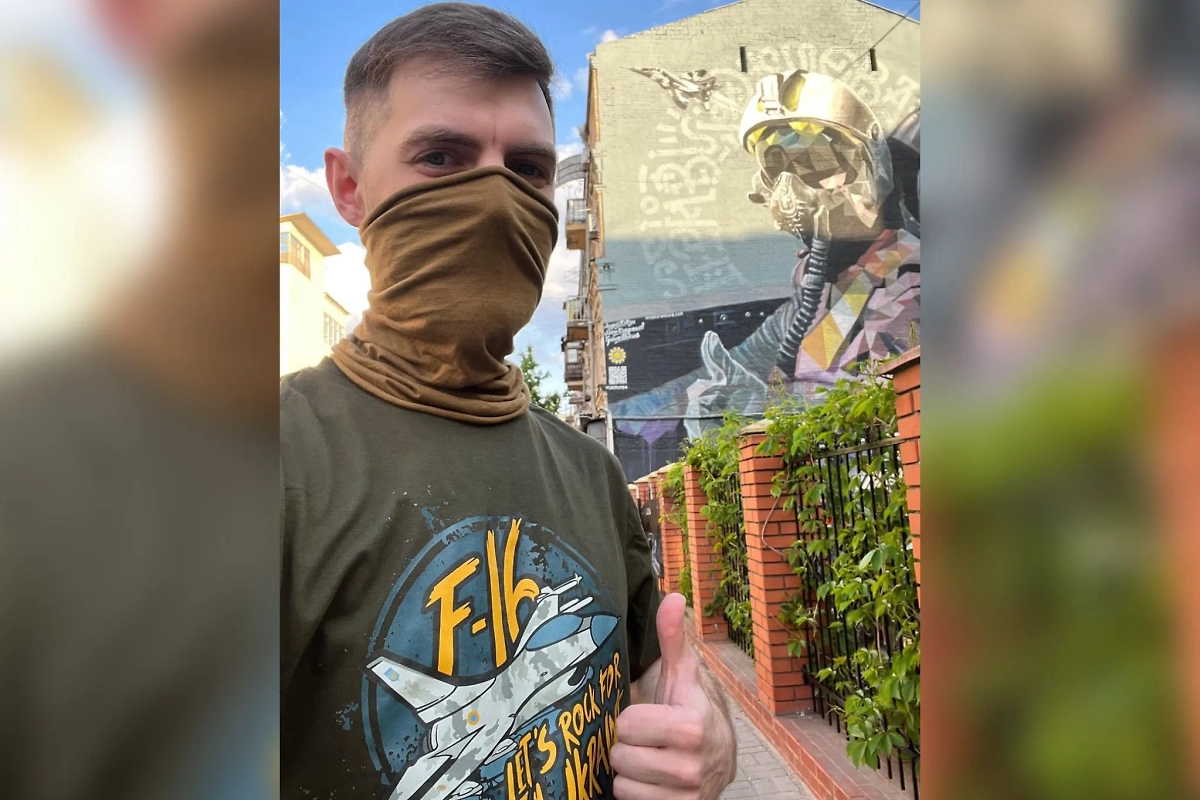 Лётчик ВСУ Андрей Пильщик с позывным Джус. Фото © Instagram (соцсеть запрещена в РФ; принадлежит корпорации Meta, которая признана в РФ экстремистской) / Juice Fighter