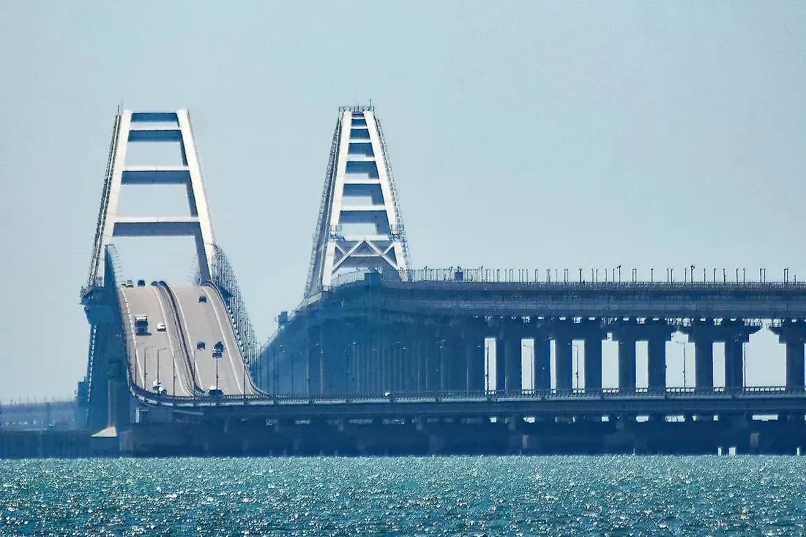 Крымский мост. Обложка © Telegram / Аксёнов Z 82