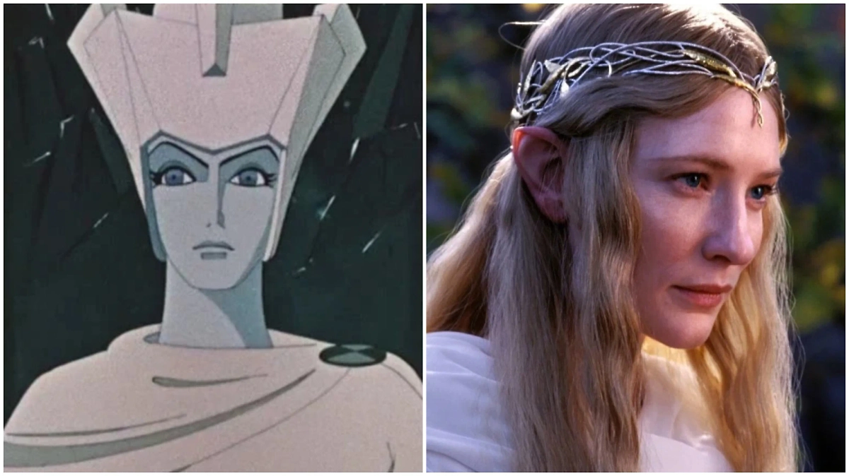 Снежная королева и Галадриэль поразили схожей холодной красотой. Фото © Кадр из фильма «Снежная королева», режиссёр Лев Атаманов, сценаристы Георгий Гребнер, Лев Атаманов, Николай Эрдман и др. / Kinopoisk, © RuTube / КиноГалактика