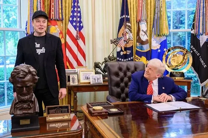 Илон Маск и Дональд Трамп. Обложка © Flickr / The White House