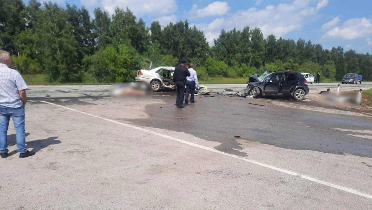 Кадры с места ДТП. Обложка © Telegram /  «Прокуратура Новосибирской области»