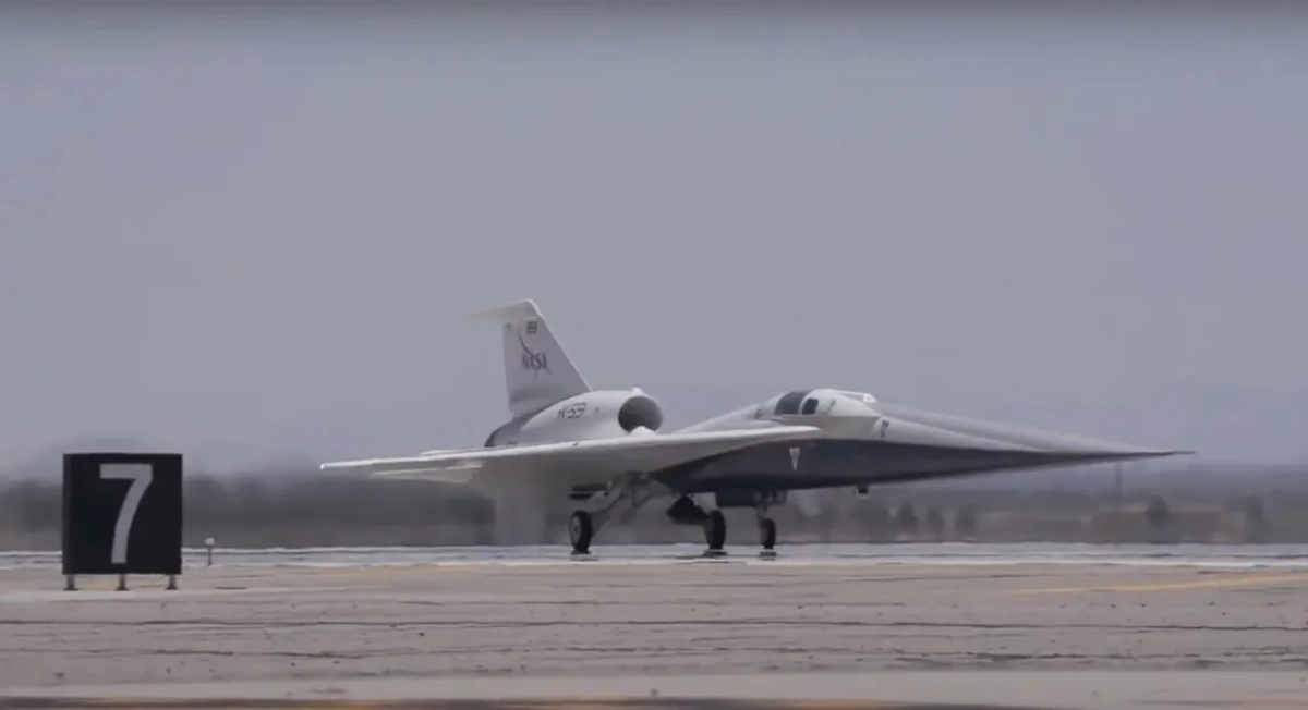 Самолёт Х-59. Обложка © NASA