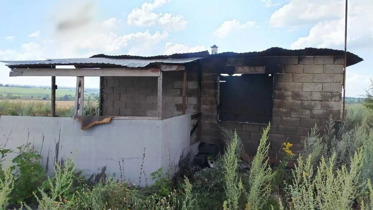 Последствия атаки БПЛА в Нечаевке. Фото © Telegram / Настоящий Гладков