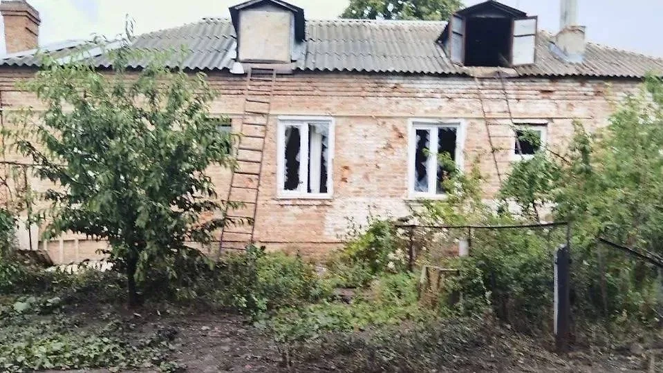 Последствия удара БПЛА в Шебекине. Обложка © Telegram / Настоящий Гладков