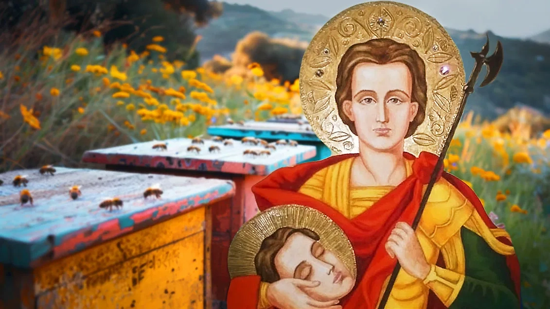 День Зосимы Пасечника, или Зосимы Пчельника, празднуют 2 июля. Обложка © Коллаж © Life.ru, фото © Freepik, © azbyka.ru