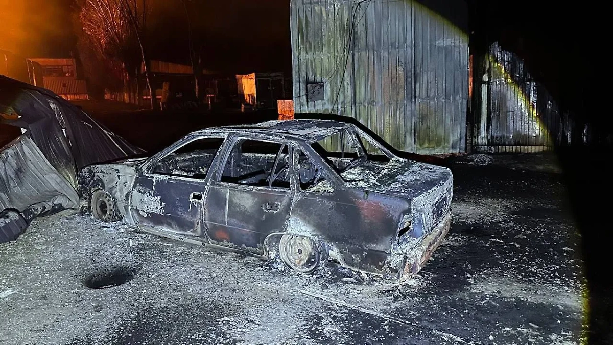 Последствия атаки дронов ВСУ по ЛНР. Фото © Telegram / Леонид Пасечник