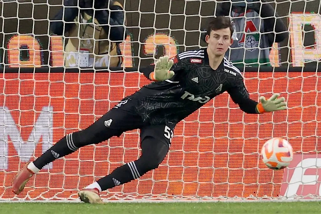 Вратарь «Штурма» Даниил Худяков. Обложка © ТАСС / Станислав Красильников