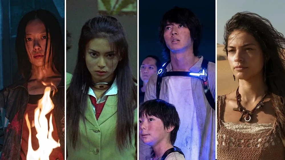 Обложка © Кадр из фильмов «Милый дом», «Алиса в Пограничье», «3%», «Королевская битва» / Kinopoisk