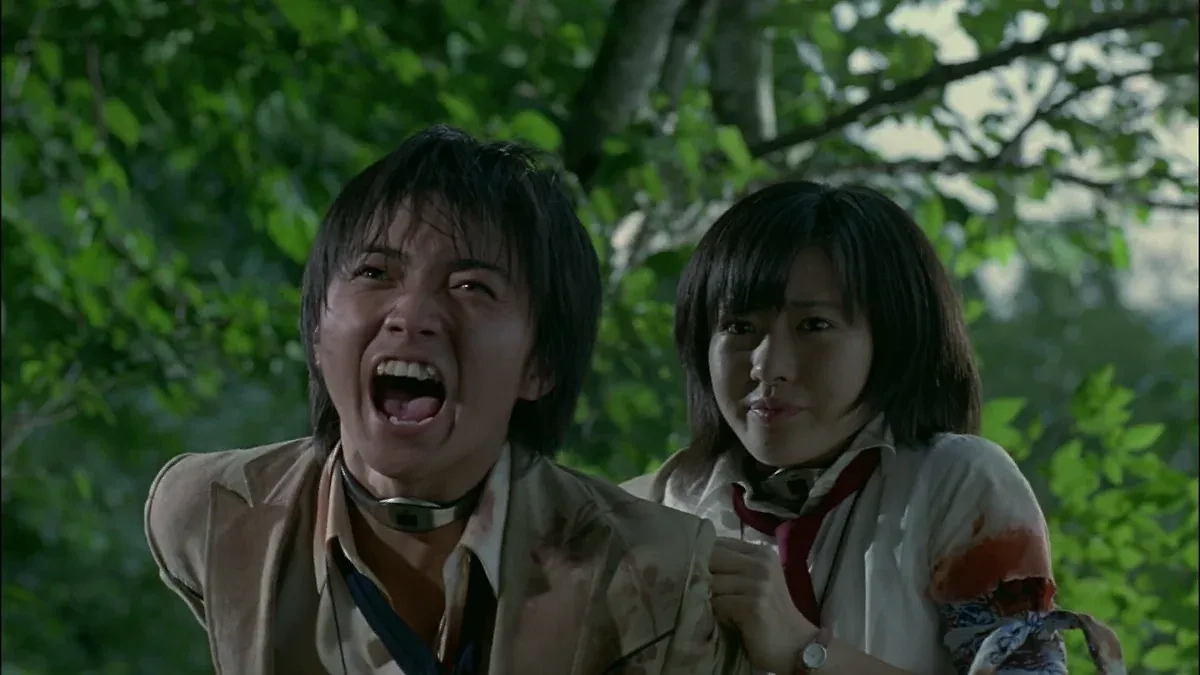 Фото © Кадр из фильма «Королевская битва», режиссёр Киндзи Фукасаку, сценаристы Кэнта Фукасаку, Косюн Таками / Kinopoisk