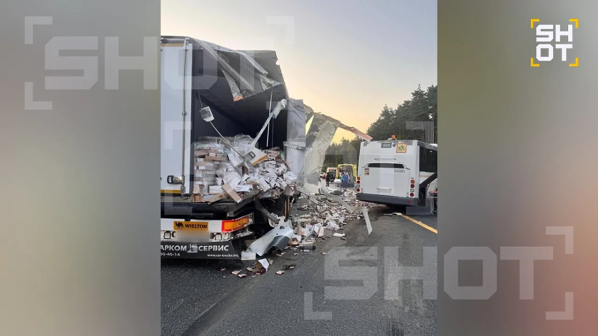 ДТП в Подмосковье. Фото © SHOT