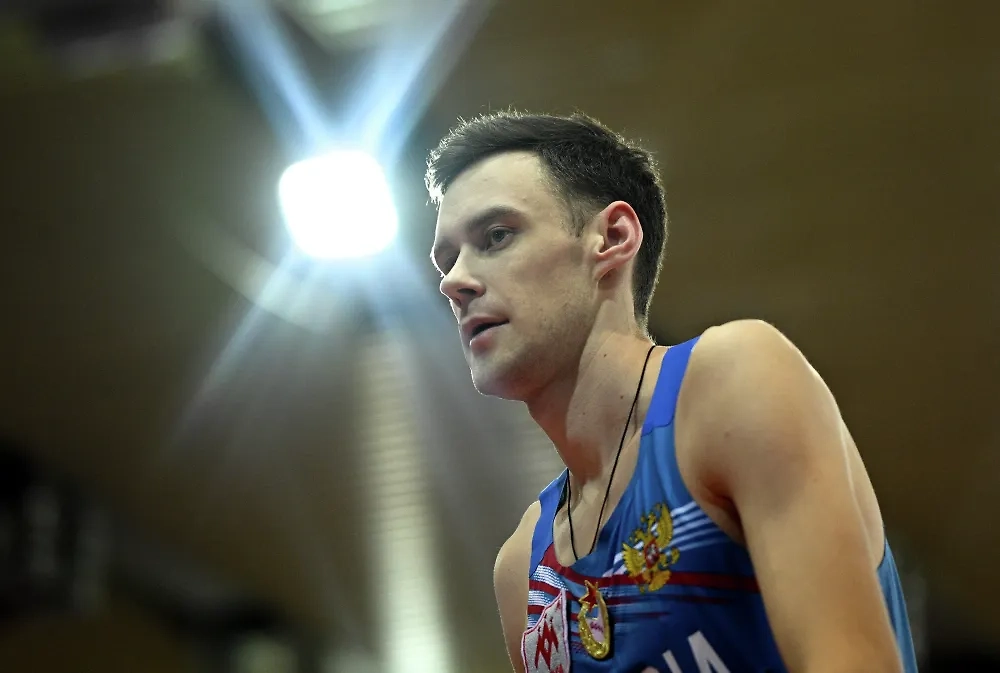 Российский прыгун в высоту Данил Лысенко. Обложка © РИА Новости / Алексей Филиппов