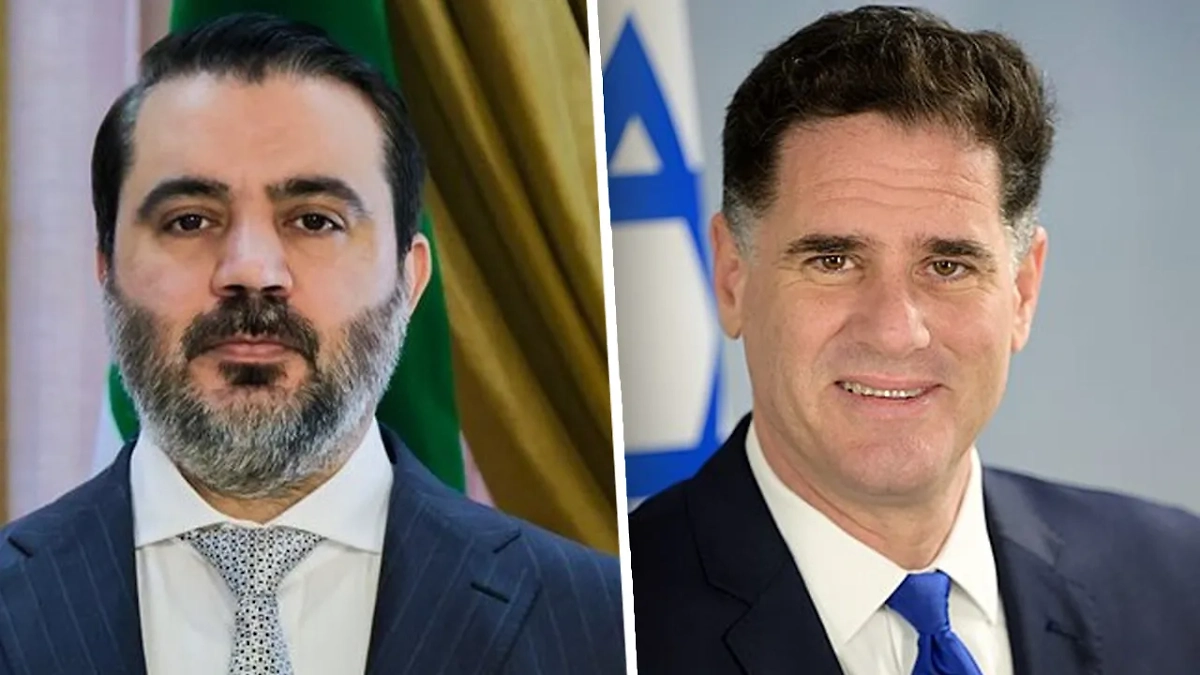 Асаад Хасан аш-Шибани, Рон Дермер. Обложка © Wikipedia / Пресс-служба МИД Сирии / Пресс-служба Правительства Израиля