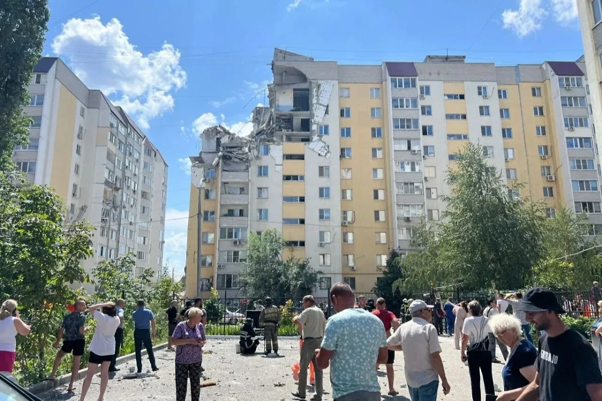 Мощный взрыв произошёл в многоэтажке в Саратове. Обложка © Telegram / Прокуратура Саратовской области