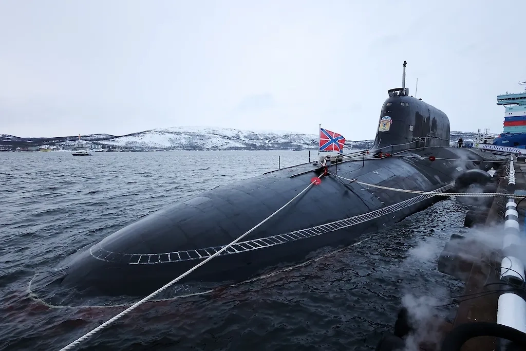 Подлодка «Архангельск» проекта 885М «Ясень-М». Обложка © ТАСС / Сергей Карпухин