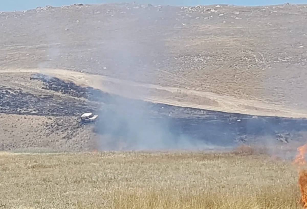 Пожар в Крыму. Фото © VK / Ольга Шевцова