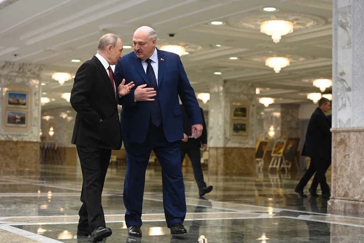 Президенты России и Белоруссии Владимир Путин и Александр Лукашенко. Фото © Life.ru