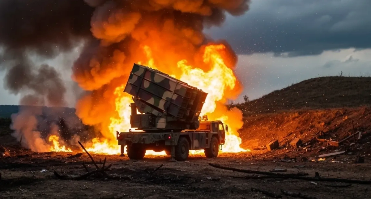 Основной удар пришёлся на военный аэродром ВСУ в Староконстантинове. Фото © Shutterstock AI
