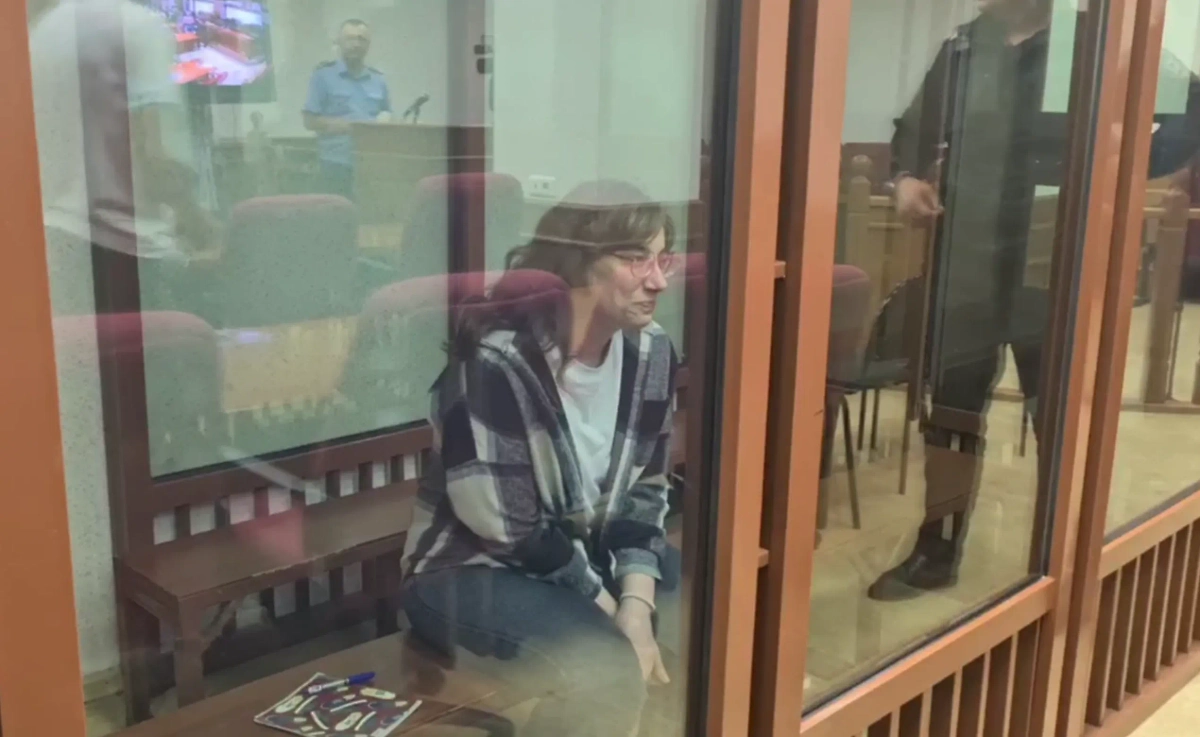 Вероника Наумова в зале суда. Обложка © Telegram / Суды Свердловской области